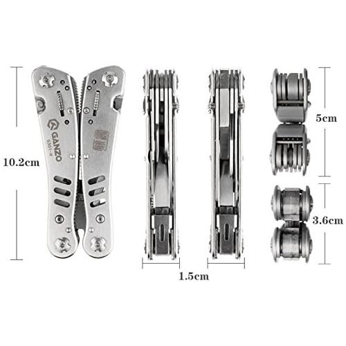  OutdoorCrazyShopping Outdoor Portable Survival Knife Pockets Camping Multi-function Pliers Multi Tools Safety Lock