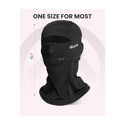  OutdoorMaster Neck Gaiter Ski Mask for Men & Women, Soft Neck Gaiter Scarf, Breathable & UV Protection for Skiing, Cycling