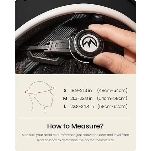  OutdoorMaster Bike Helmet for Adults,Adjustable Cycling Helmet with Light for Men & Women - Safety Certified for Bicycle Skateboard Road Bike Skating Roller Commuting Helmet