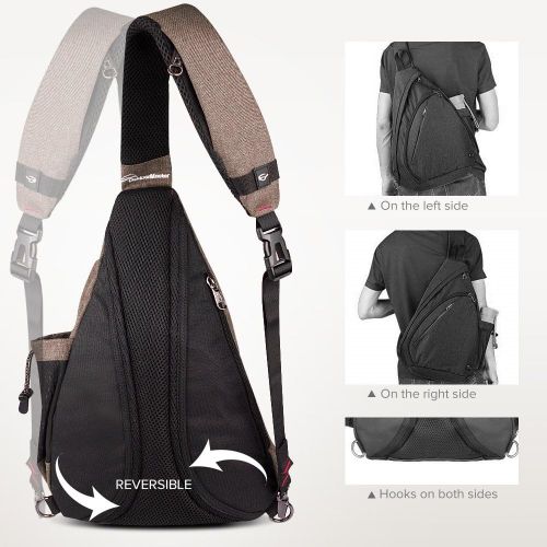  [아마존 핫딜] [아마존핫딜]OutdoorMaster Sling Bag - Crossbody Backpack for Women & Men