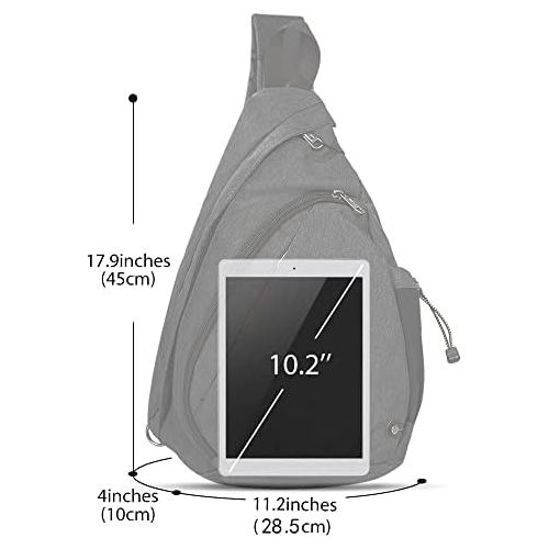  OutdoorMaster Sling Bag - Crossbody Shoulder Chest Urben/Outdoor/Travel Backpack for Women & Men