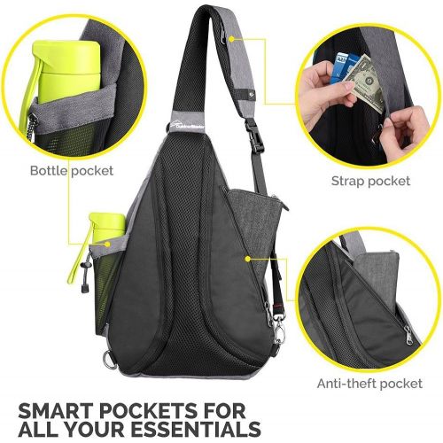  OutdoorMaster Sling Bag - Crossbody Shoulder Chest Urben/Outdoor/Travel Backpack for Women & Men