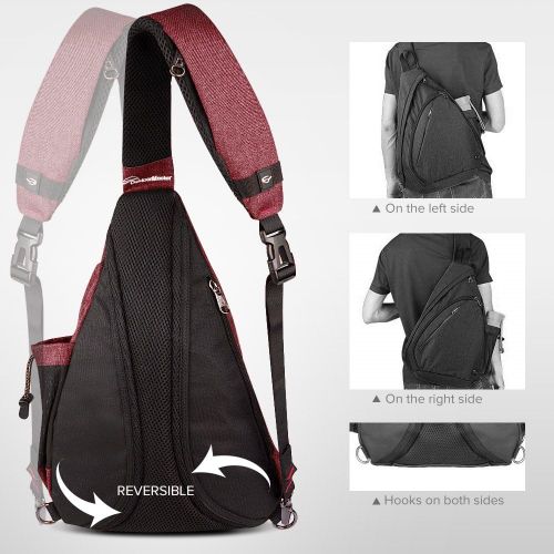  OutdoorMaster Sling Bag - Crossbody Shoulder Chest Urben/Outdoor/Travel Backpack for Women & Men