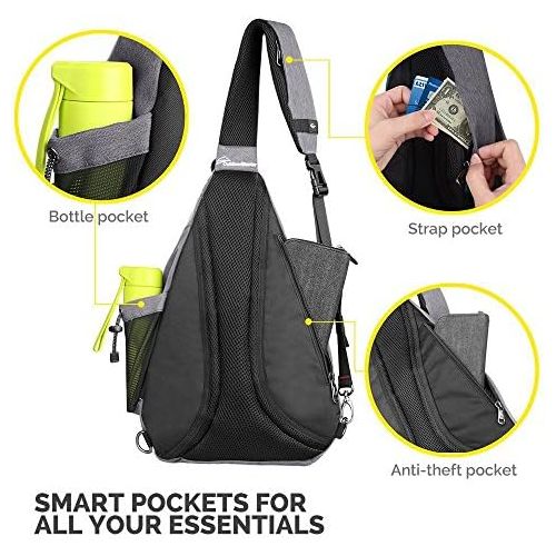  OutdoorMaster Sling Bag - Crossbody Shoulder Chest Urben/Outdoor/Travel Backpack for Women & Men