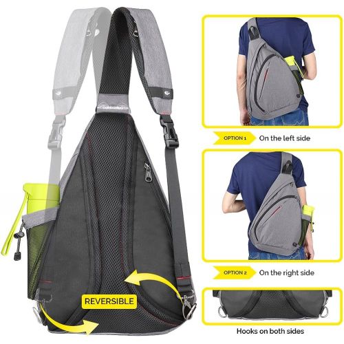  OutdoorMaster Sling Bag - Crossbody Shoulder Chest Urben/Outdoor/Travel Backpack for Women & Men