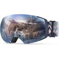 [아마존베스트]OutdoorMaster Ski & Snowboard Goggles, Zealot with Unique Ultra Anti-Fog, High Definition Color Optimized Lens 100% UV Protection Helmet Compatible Snow Goggles for Skiing and Snow