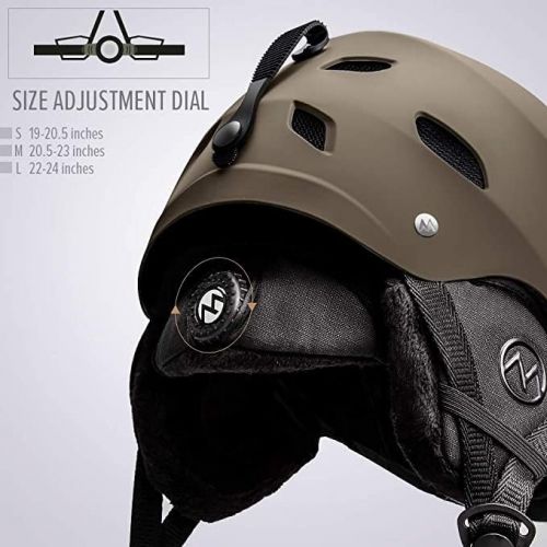  OutdoorMaster Kelvin Ski Helmet - Snowboard Helmet for Men, Women & Youth