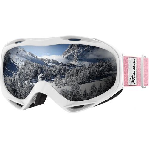  OutdoorMaster Ski Goggles OTG - Over Glasses Ski/Snowboard Goggles for Men, Women & Youth - 100% UV Protection