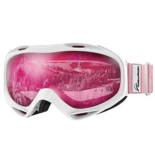  OutdoorMaster Ski Goggles OTG - Over Glasses Ski/Snowboard Goggles for Men, Women & Youth - 100% UV Protection