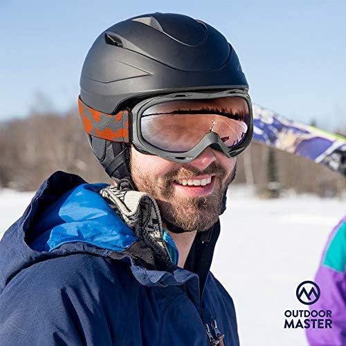  OutdoorMaster Ski Goggles OTG - Over Glasses Ski/Snowboard Goggles for Men, Women & Youth - 100% UV Protection