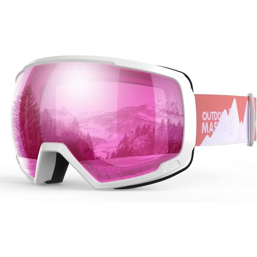  OutdoorMaster Kids Ski Goggles, Snowboard Goggles - Youth Snow Goggles