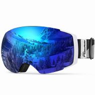 OutdoorMaster Ski Goggles PRO - Frameless, Interchangeable Lens 100% UV400 Protection Snow Goggles for Men & Women