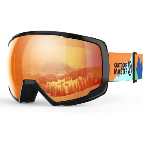  OutdoorMaster Kids Ski Goggles, Snowboard Goggles - Youth Snow Goggles