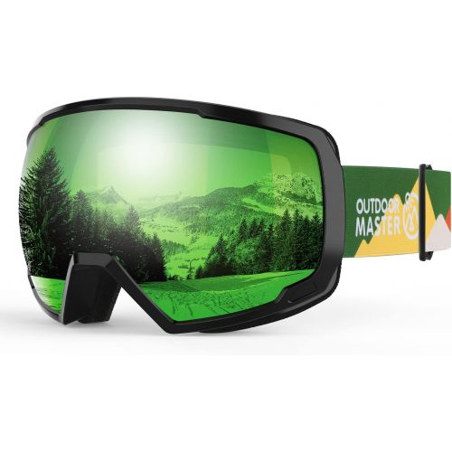  OutdoorMaster Kids Ski Goggles, Snowboard Goggles - Youth Snow Goggles