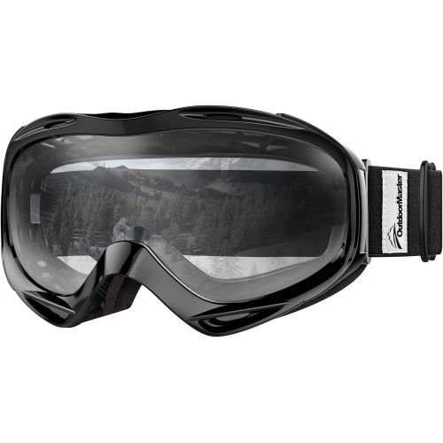  OutdoorMaster Ski Goggles OTG - Over Glasses Ski/Snowboard Goggles for Men, Women & Youth - 100% UV Protection