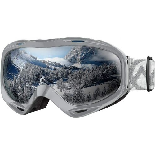  OutdoorMaster Ski Goggles OTG - Over Glasses Ski/Snowboard Goggles for Men, Women & Youth - 100% UV Protection