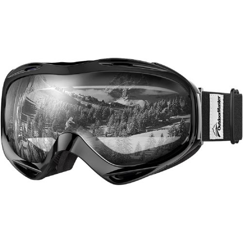  OutdoorMaster Ski Goggles OTG - Over Glasses Ski/Snowboard Goggles for Men, Women & Youth - 100% UV Protection