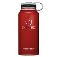 OuterEQ 32 oz Vacuum Insulated Stainless Steel Water Bottle