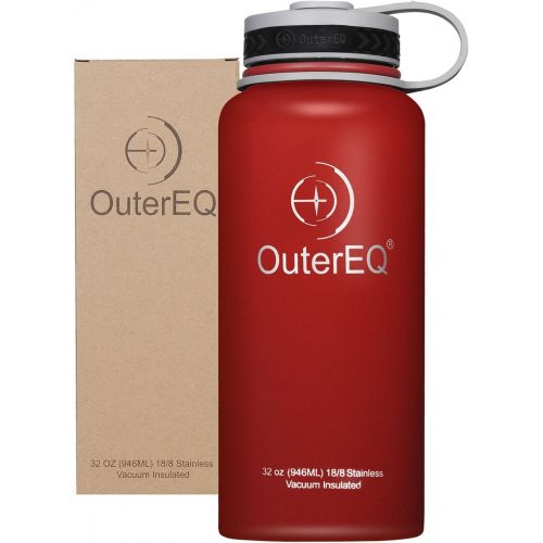  OuterEQ 32 oz Vacuum Insulated Stainless Steel Water Bottle