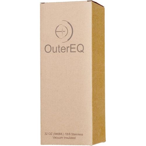  OuterEQ 32 oz Vacuum Insulated Stainless Steel Water Bottle