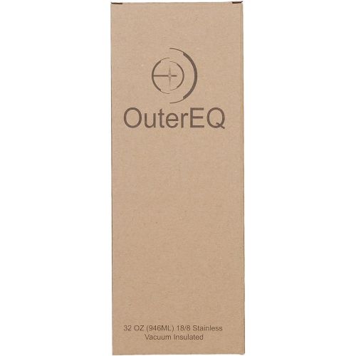  OuterEQ 32 oz Vacuum Insulated Stainless Steel Water Bottle