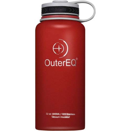  OuterEQ 32 oz Vacuum Insulated Stainless Steel Water Bottle