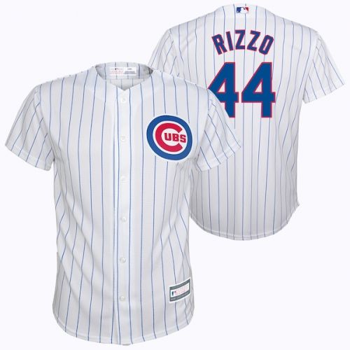  Outerstuff Youth Chicago Cubs Anthony Rizzo White Player Replica Jersey