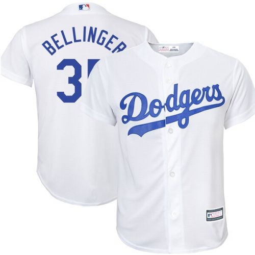  Outerstuff Youth Los Angeles Dodgers Cody Bellinger White Replica Player Jersey