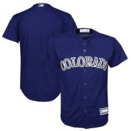 Outerstuff Youth Colorado Rockies Purple Replica Blank Team Jersey