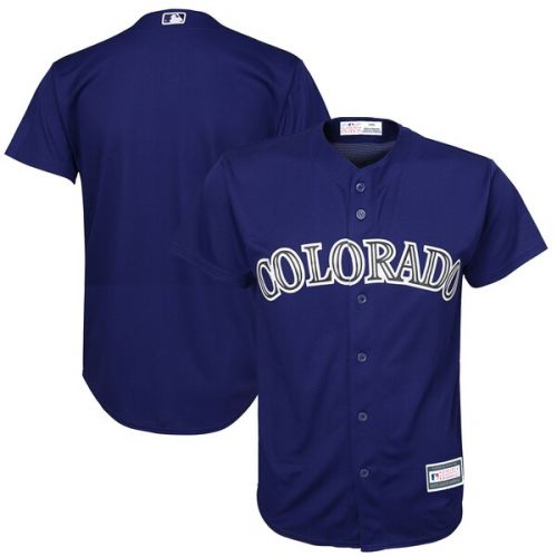  Outerstuff Youth Colorado Rockies Purple Replica Blank Team Jersey