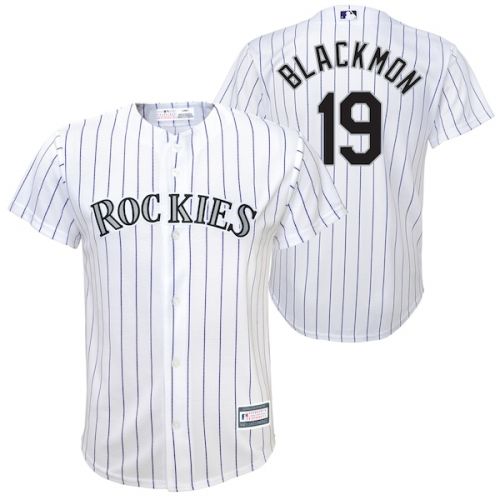  Outerstuff Youth Colorado Rockies Charlie Blackmon White Player Replica Jersey