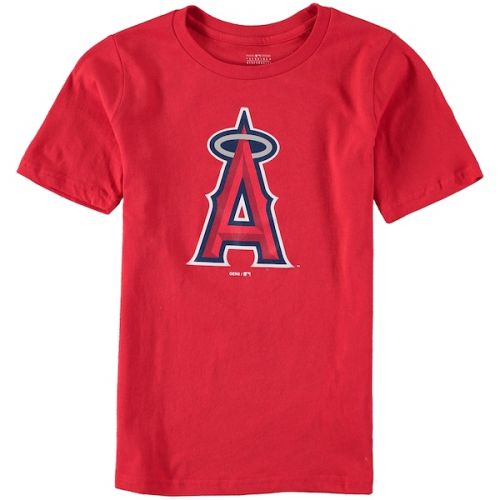  Outerstuff Youth Los Angeles Angels Red Primary Logo T-Shirt