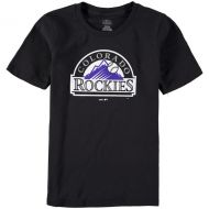 Outerstuff Youth Colorado Rockies Black Primary Logo T-Shirt