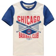 Outerstuff Youth Chicago Cubs CreamRoyal Timeless Pastime Ringer T-Shirt