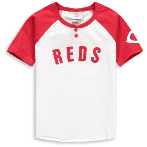  Outerstuff Youth Cincinnati Reds WhiteRed Game Day Jersey T-Shirt