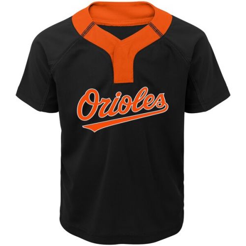  Outerstuff Toddler Baltimore Orioles BlackOrange Ground Rules T-Shirt & Shorts Set