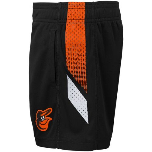  Outerstuff Toddler Baltimore Orioles BlackOrange Ground Rules T-Shirt & Shorts Set