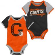 Outerstuff Infant San Francisco Giants BlackOrange Baseball Star Two-Pack Bodysuit Set