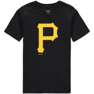 Outerstuff Youth Pittsburgh Pirates Black Primary Logo T-Shirt