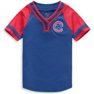 Outerstuff Youth Chicago Cubs RoyalRed Dedicated Raglan T-Shirt