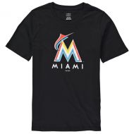 Outerstuff Youth Miami Marlins Black Primary Logo T-Shirt