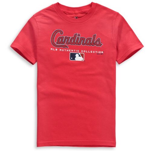  Outerstuff Youth St. Louis Cardinals Red Team Drive On-Field Authentic T-Shirt