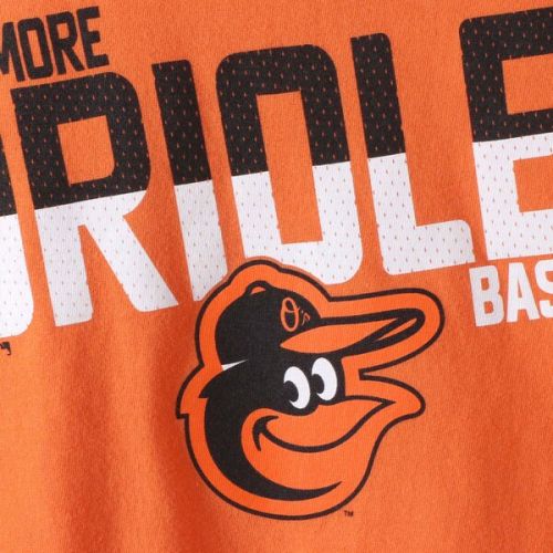  Outerstuff Youth Baltimore Orioles Orange Alternate All Meshed Up T-Shirt