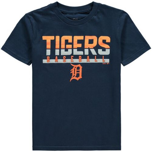  Outerstuff Youth Detroit Tigers Navy Wild Card Cotton T-Shirt