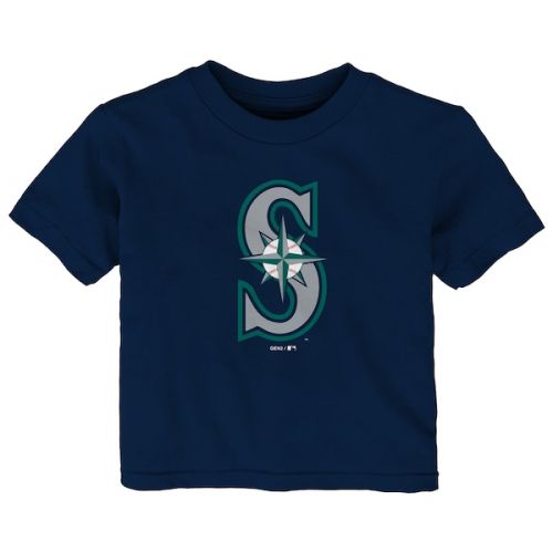  Outerstuff Infant Seattle Mariners Navy Primary Logo T-Shirt