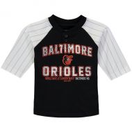 Outerstuff Toddler Baltimore Orioles Black The Original 34-Sleeve T-Shirt