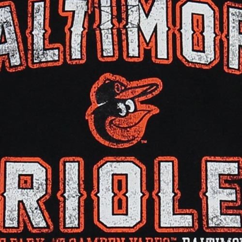  Outerstuff Toddler Baltimore Orioles Black The Original 34-Sleeve T-Shirt