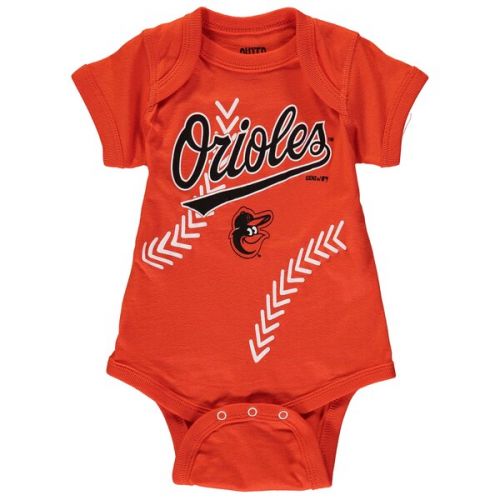  Outerstuff Newborn & Infant Baltimore Orioles Orange Fan-tastic Baseball Bodysuit