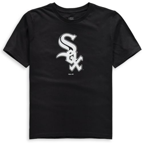  Outerstuff Youth Chicago White Sox Black Primary Logo T-Shirt