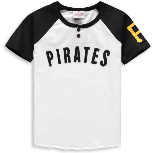  Outerstuff Youth Pittsburgh Pirates White/Black Game Day Jersey T-Shirt